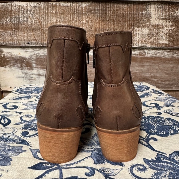 🍁NEW🍁 VOLATILE Drexel Leather Western Booties - Picture 9 of 11